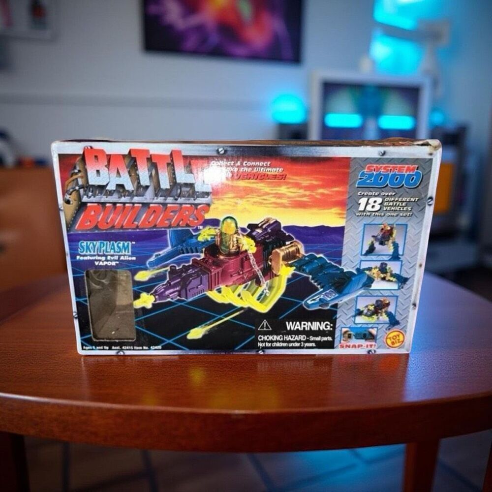 Vintage Toy Biz Battle Builders SkyPlasm Evil Alien Vapor System 2000 Vehicle